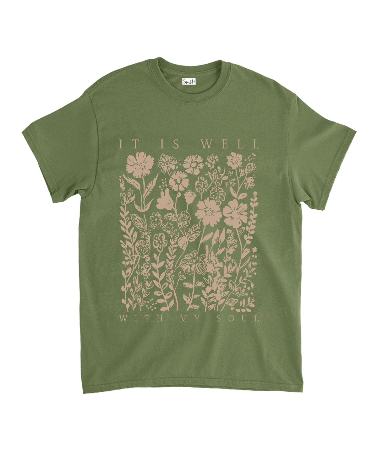 Is Well My Soul Cotton Christian Style005 T-Shirts, Hoodie, Sweatshirt