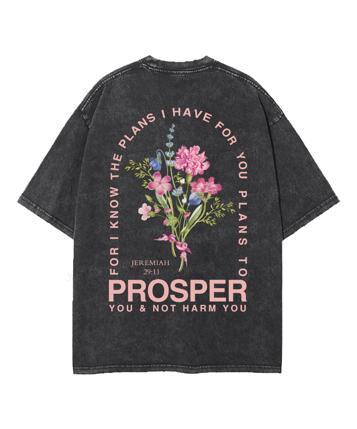 The Plan I Have For You Double Sided Unisex Washed Christian T-shirt Hoodie, Sweatshirt | CiraTrend.com (Image 3)