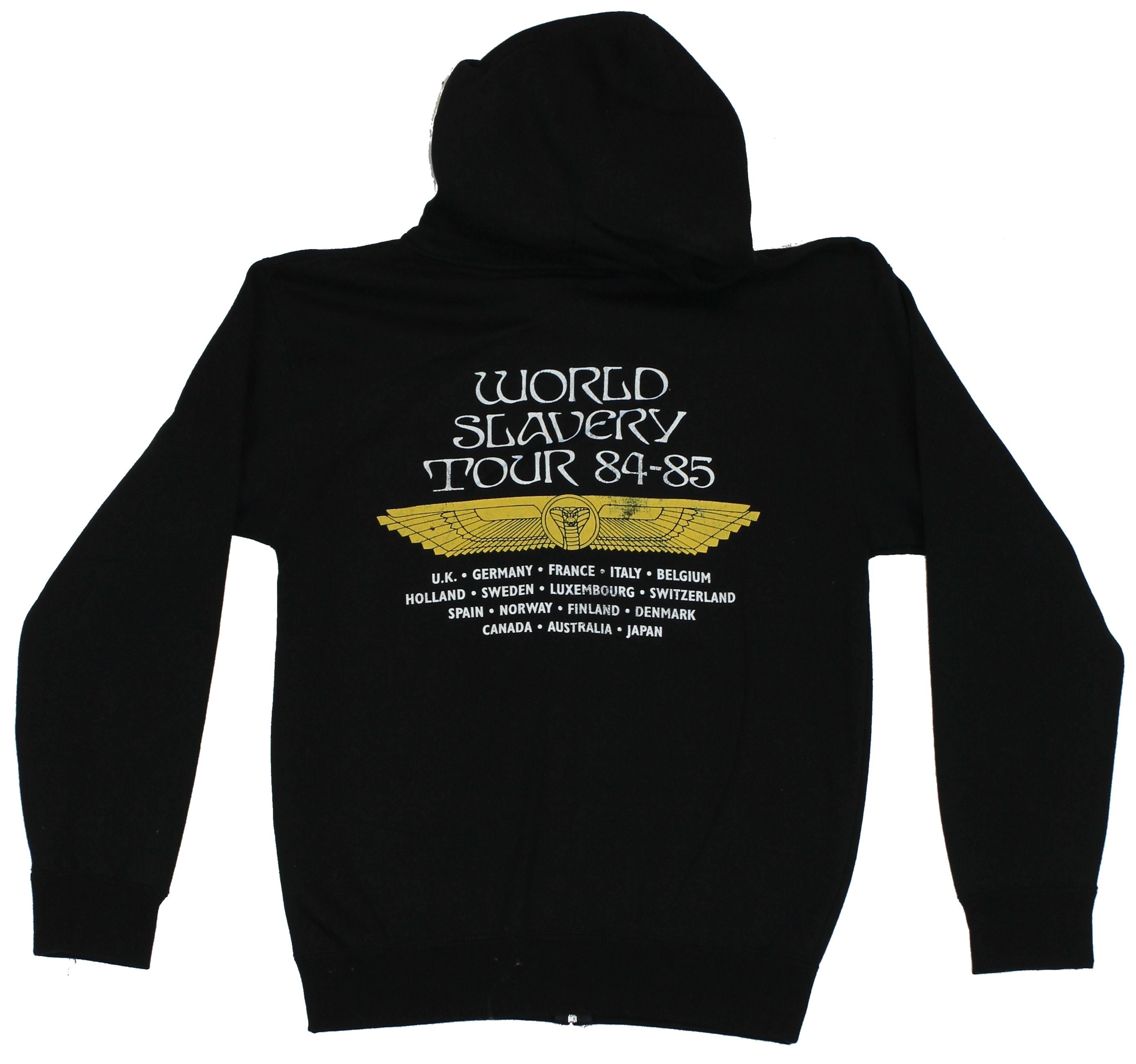 Iron Maiden Mens Zip Up Hoodie Sweatshirt - Power Slave Egypt & World Slavery T-Shirts | CiraTrend.com (Image 2)