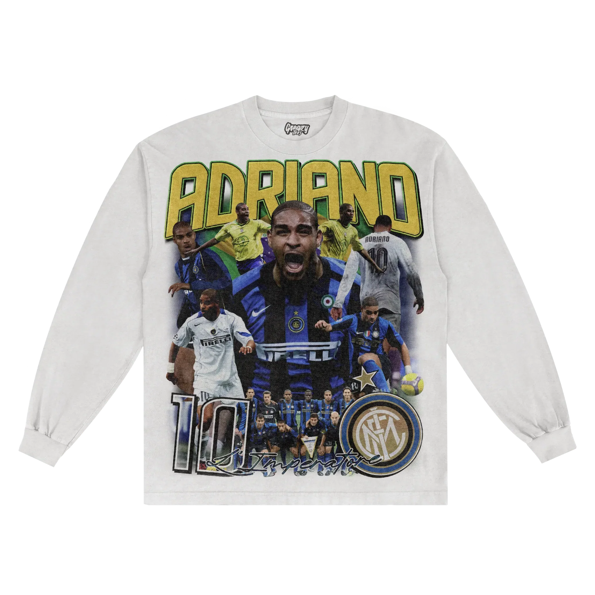 Adriano Inter Milan Classic Long Sleeved Tee