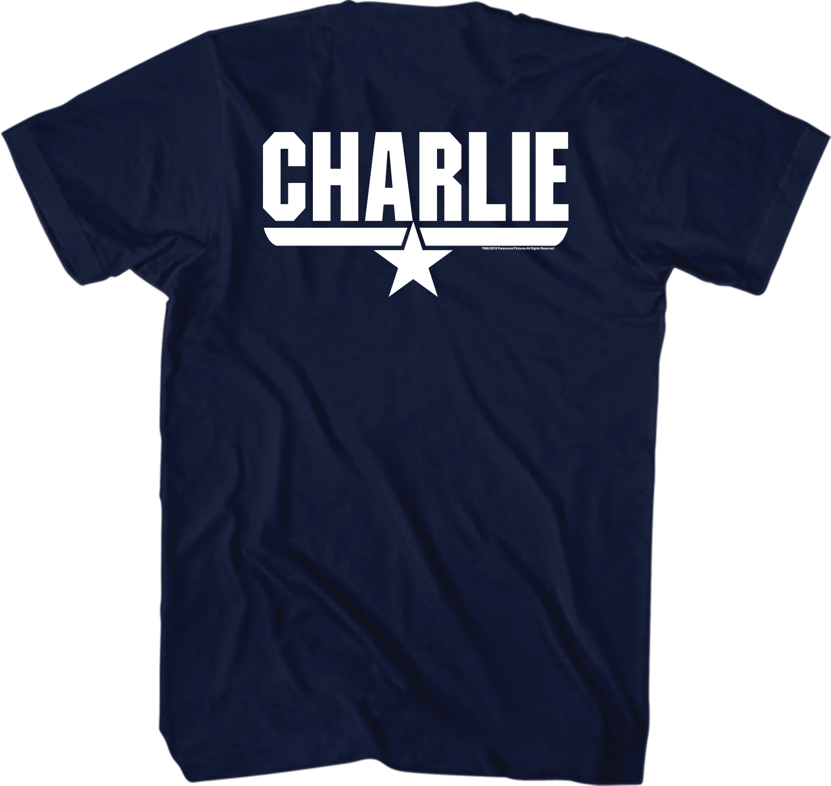 Adult Charlie Top Gun T-Shirt Hoodie, Sweatshirt | CiraTrend.com (Image 1)