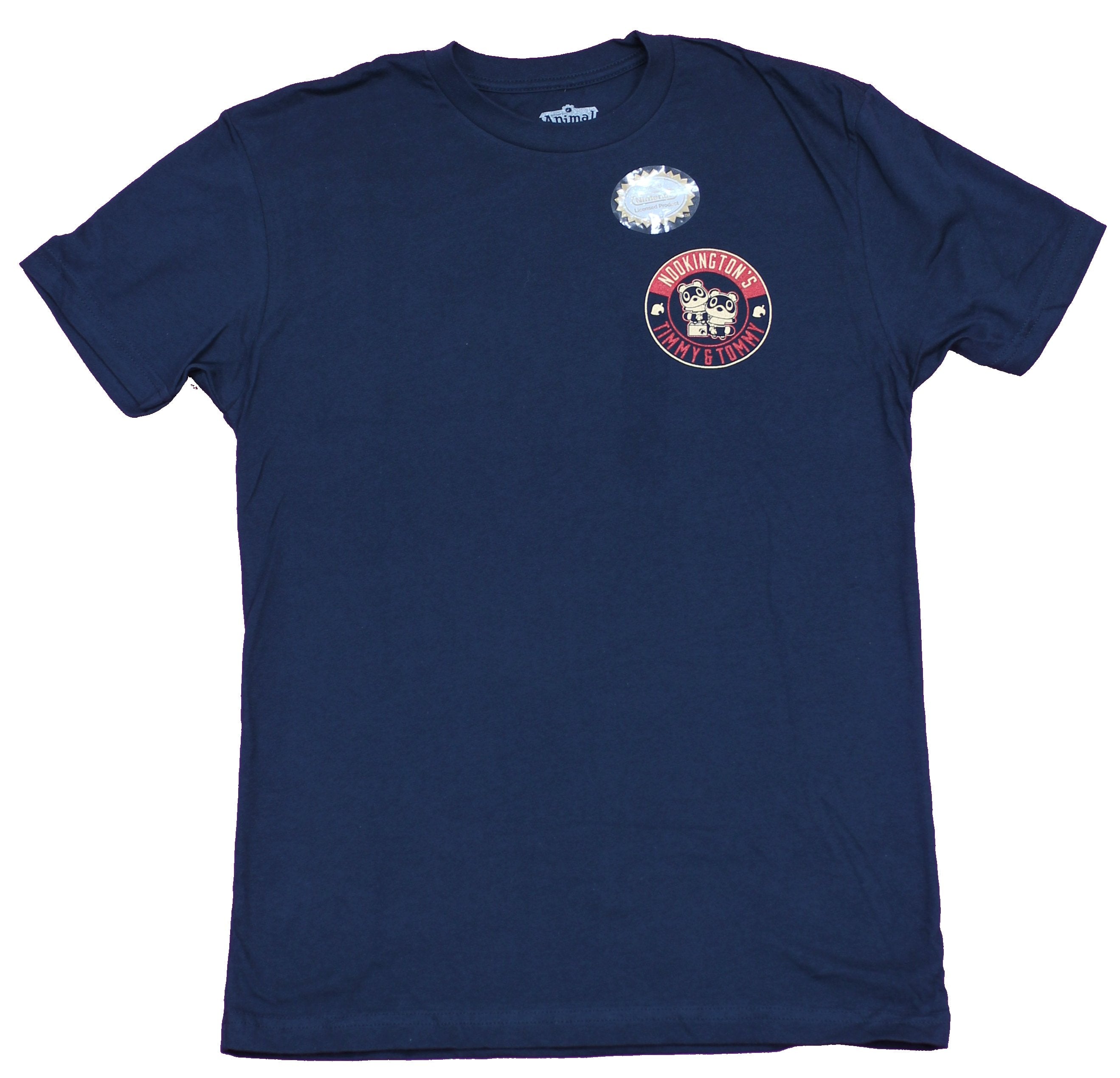 Animal Crossing Mens T-Shirt -  Nookington's Timmy & Tommy Circle Lapel Back Hoodie, Sweatshirt | CiraTrend.com (Image 1)