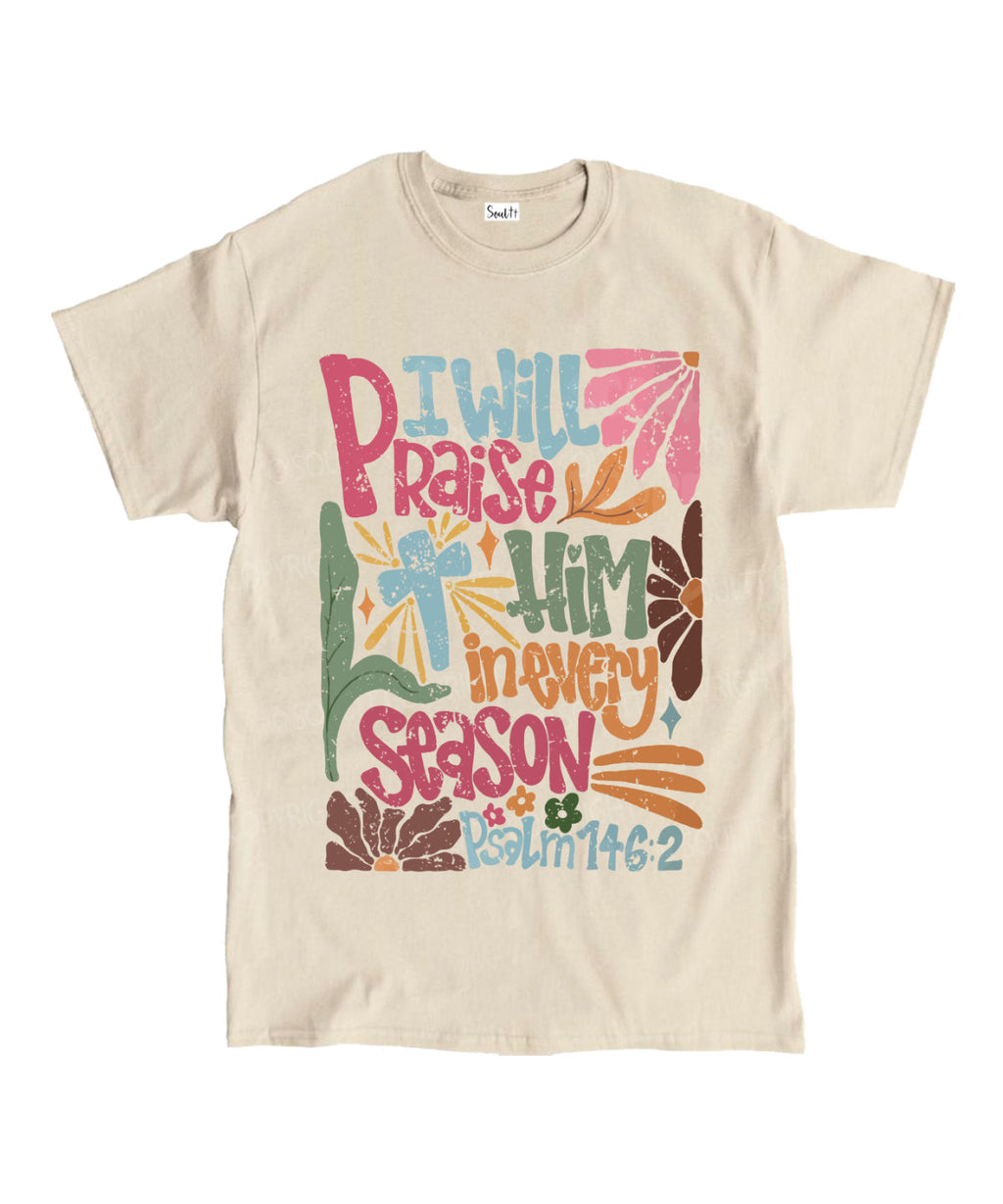 I Will Praise Him Unisex Cotton Christian T-Shirt Hoodie, Sweatshirt | CiraTrend.com (Image 4)