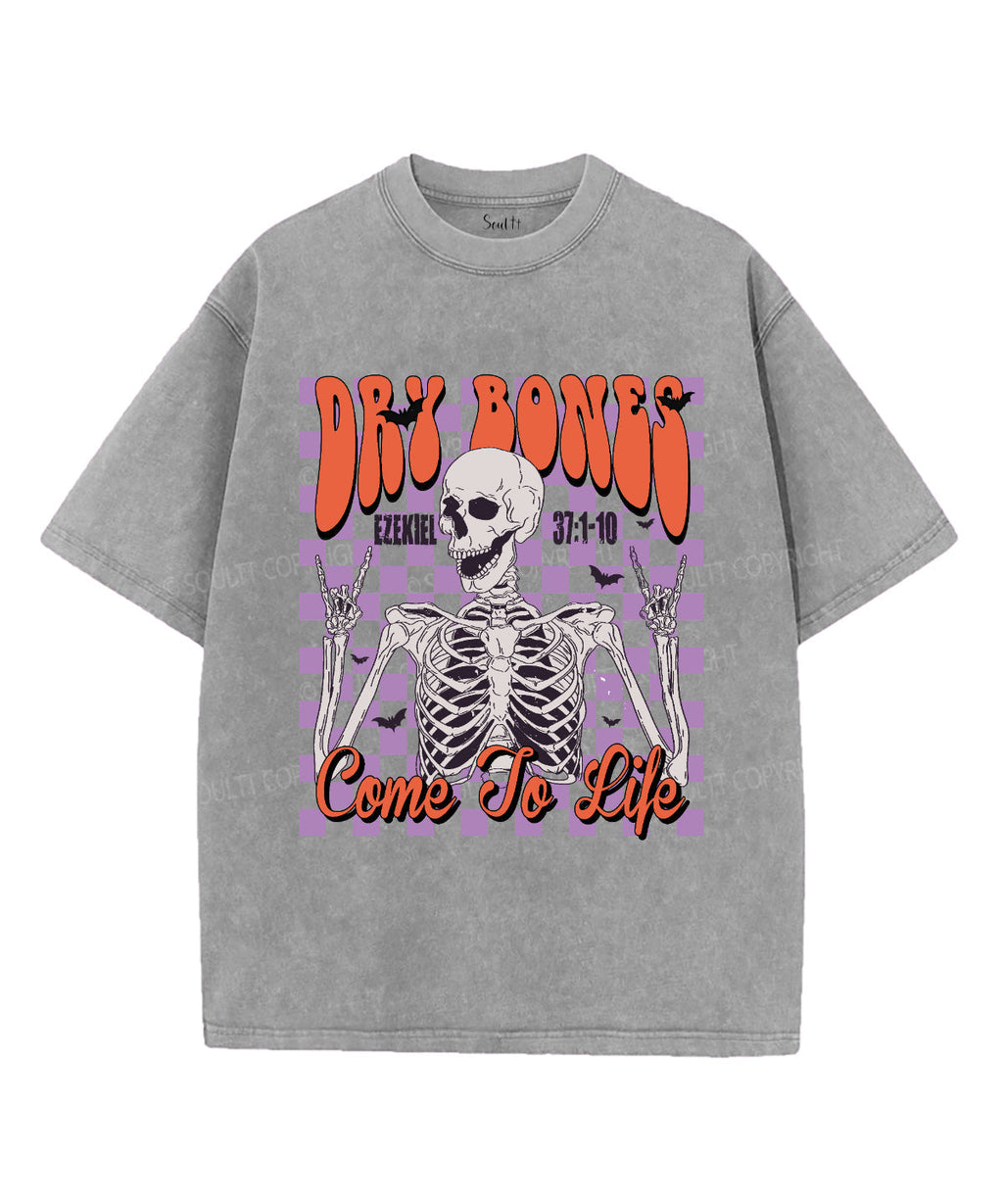Dry Bones Come To Life Unisex Washed Christian T-shirt Style002 Hoodie, Sweatshirt | CiraTrend.com (Image 3)