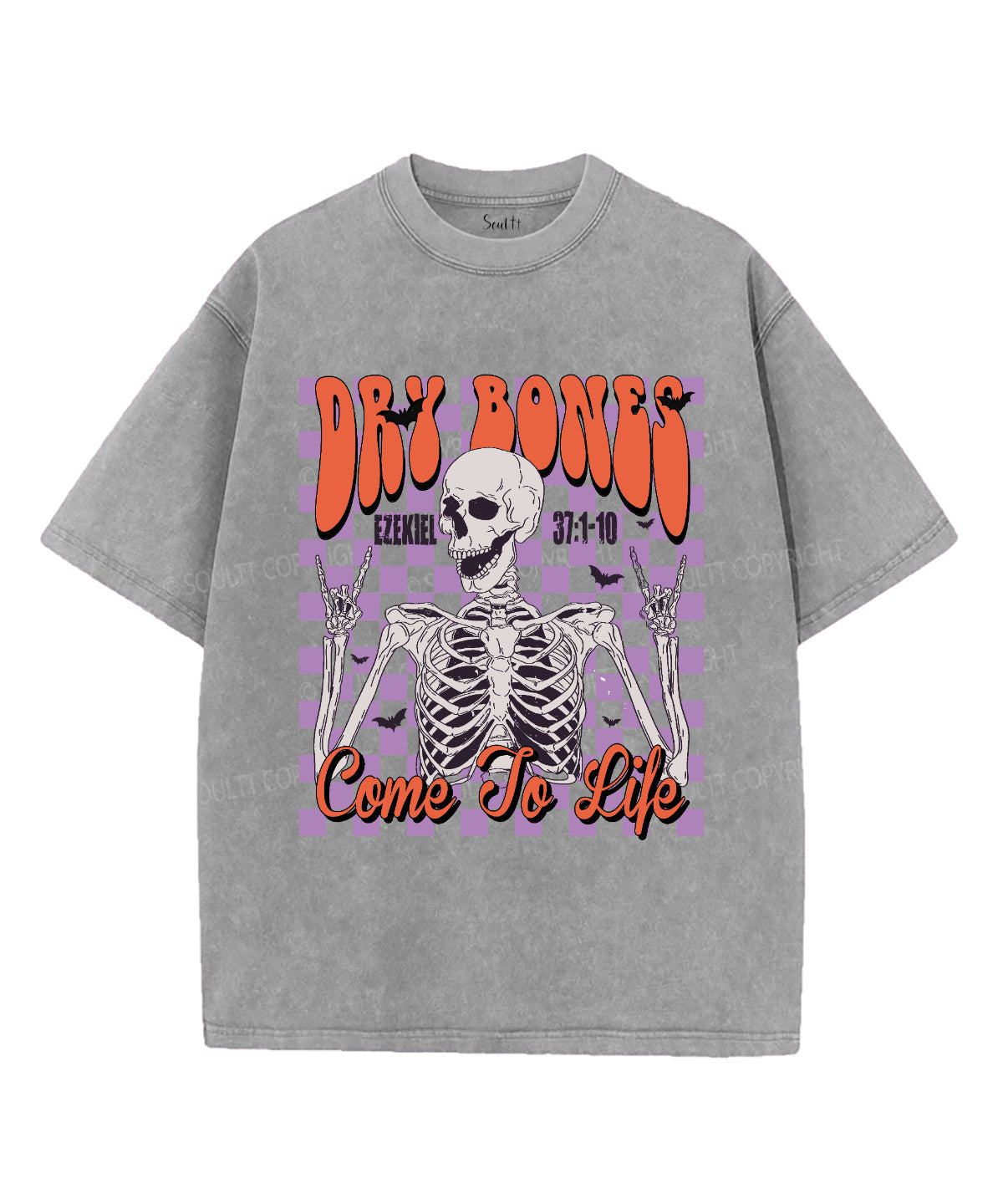 Dry Bones Come To Life Unisex Washed Christian T-shirt Style002 Hoodie, Sweatshirt | CiraTrend.com (Image 3)