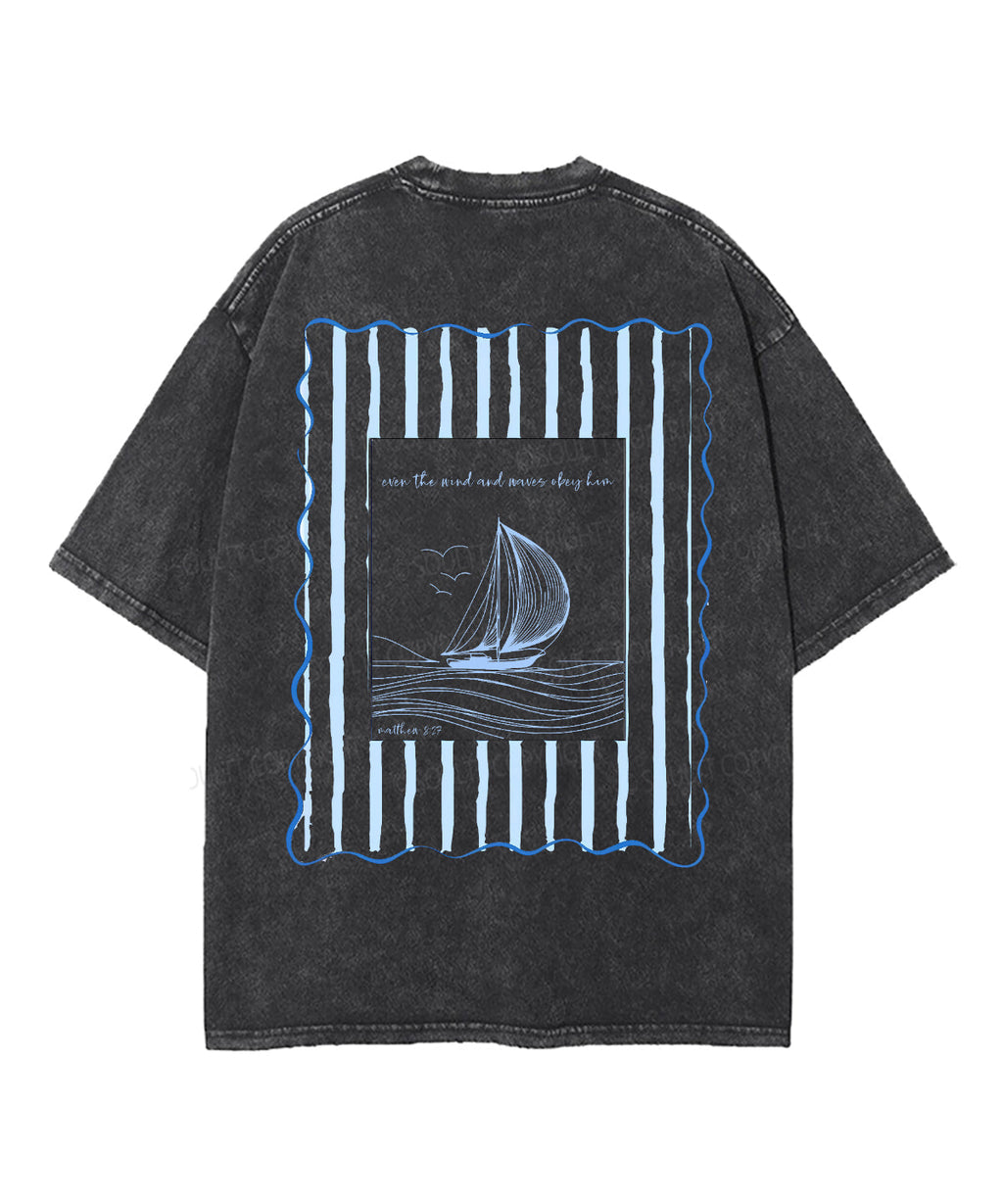 Even The Mind Double Sided Unisex Washed Christian T-shirt Hoodie, Sweatshirt | CiraTrend.com (Image 2)