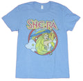 She-Ra Mens T-Shirt - Distressed Sword Swinging Circle Logo Image Hoodie, Sweatshirt | CiraTrend.com