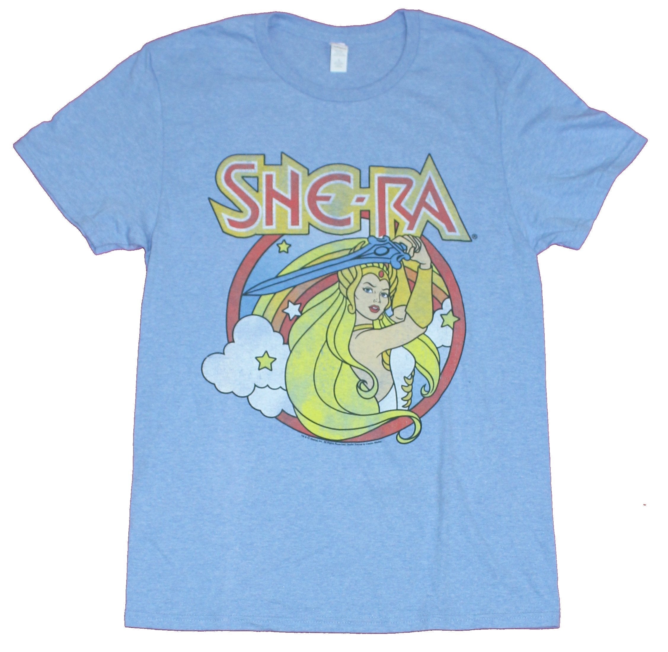 She-Ra Mens T-Shirt - Distressed Sword Swinging Circle Logo Image Hoodie, Sweatshirt | CiraTrend.com