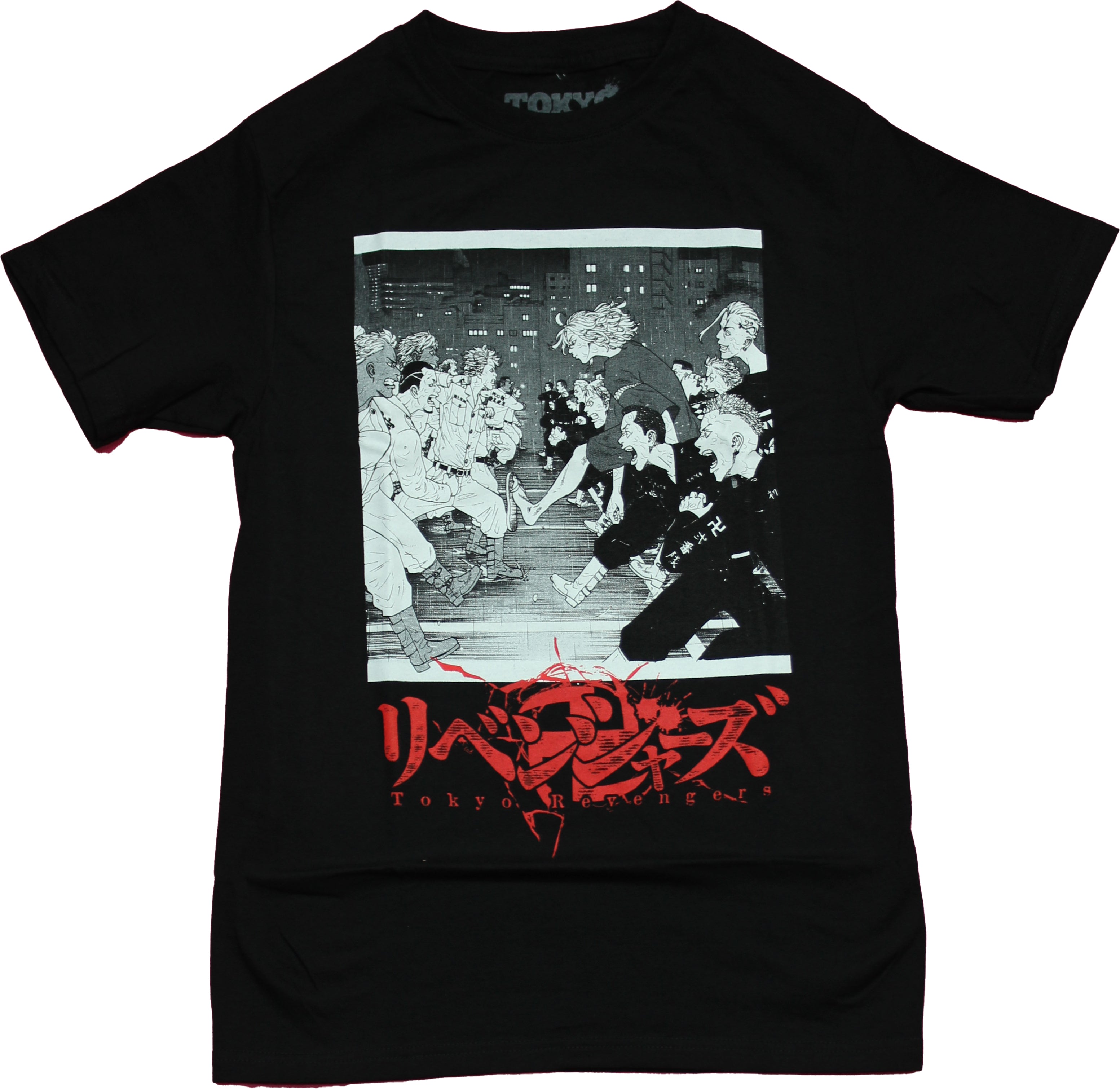 Tokyo Revengers Mens T-Shirt - Massive Battle Showdown Image Hoodie, Sweatshirt | CiraTrend.com