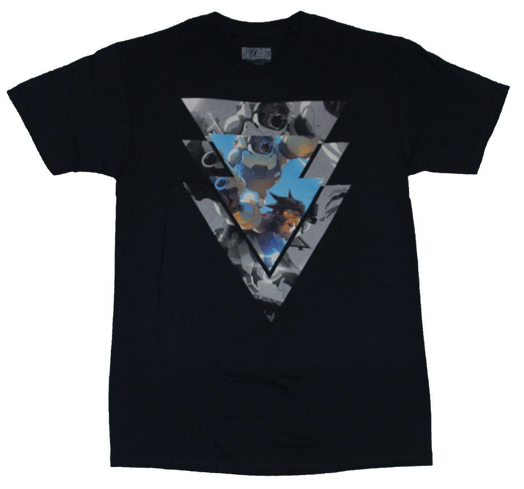 Overwatch Mens T-Shirt - For the Good Battling Triangle Game Images Hoodie, Sweatshirt | CiraTrend.com (Image 1)