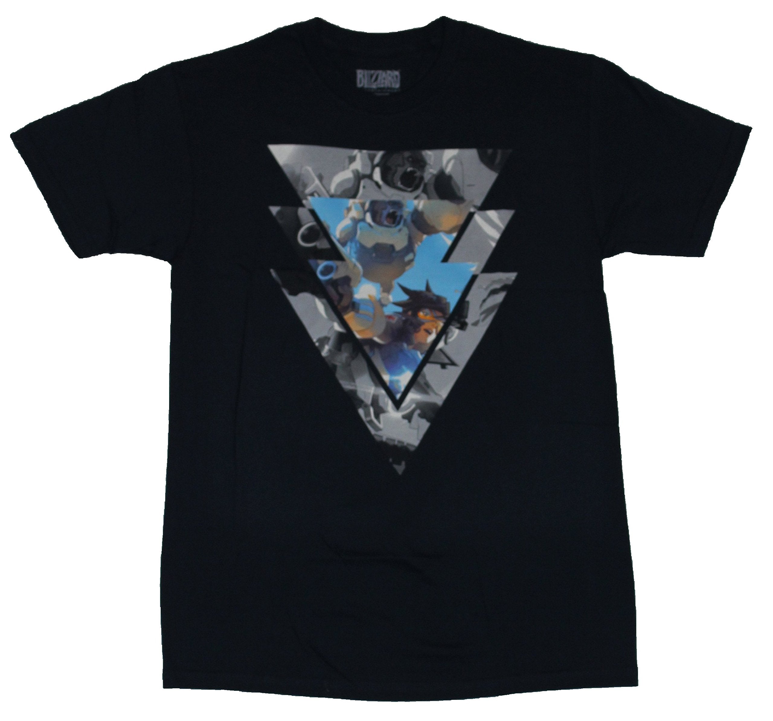 Overwatch Mens T-Shirt - For the Good Battling Triangle Game Images Hoodie, Sweatshirt | CiraTrend.com (Image 1)