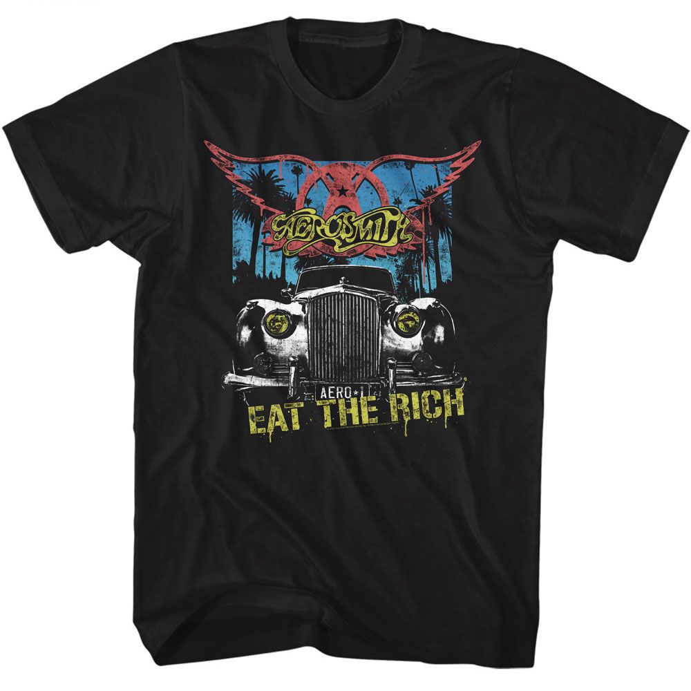 Aerosmith - Eat The Rich Car Boyfriend Tee