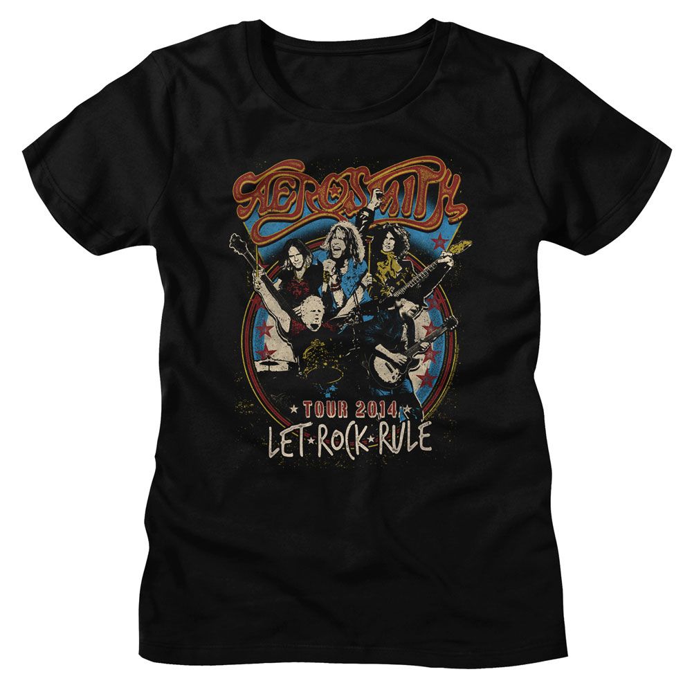 Aerosmith - Let Rock Rule Womens T-Shirt