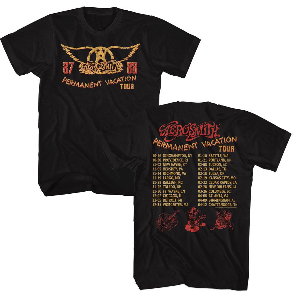 Aerosmith - Permanent Tour 87-95 T-Shirt