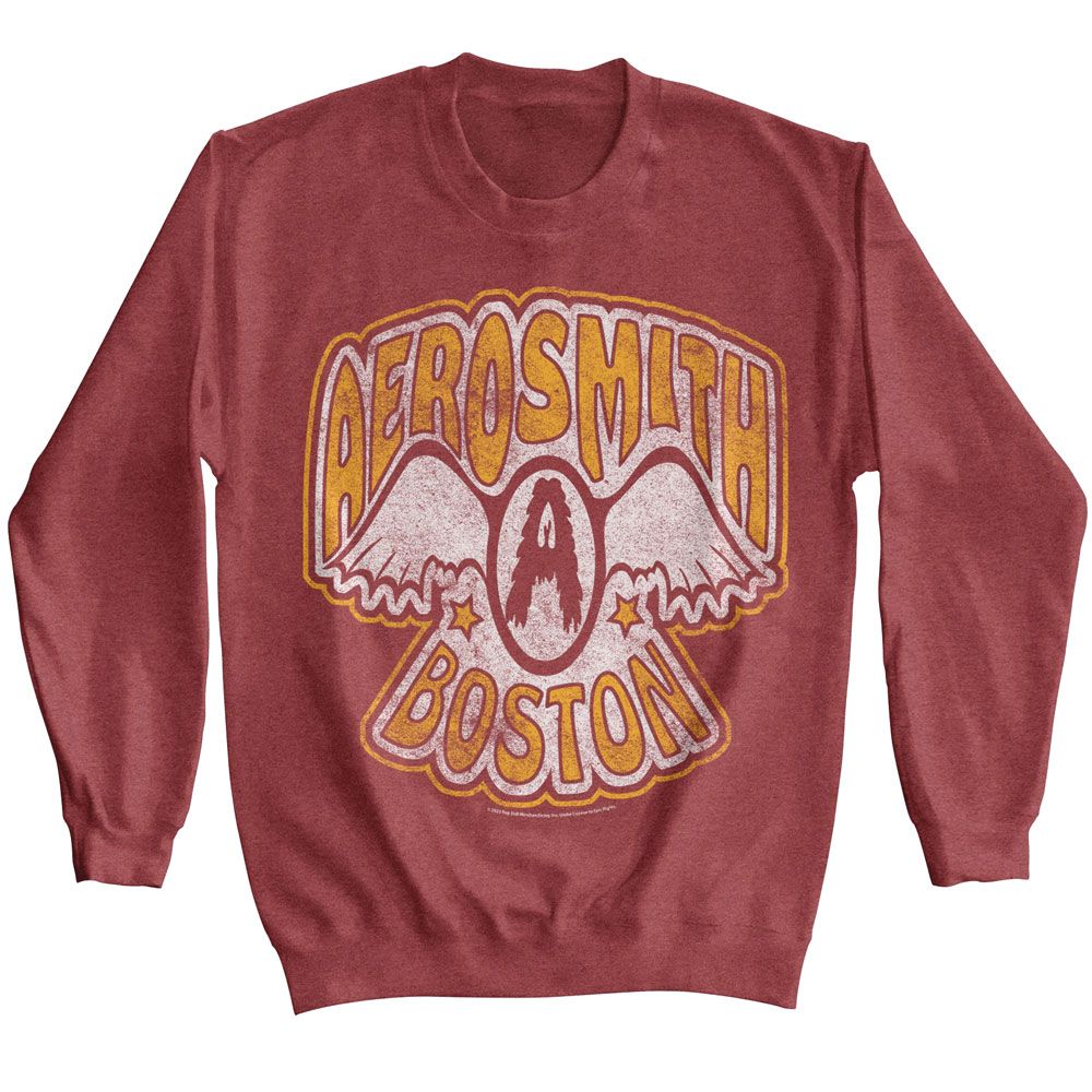 Aerosmith - VTG Logo Boston Sweatshirt