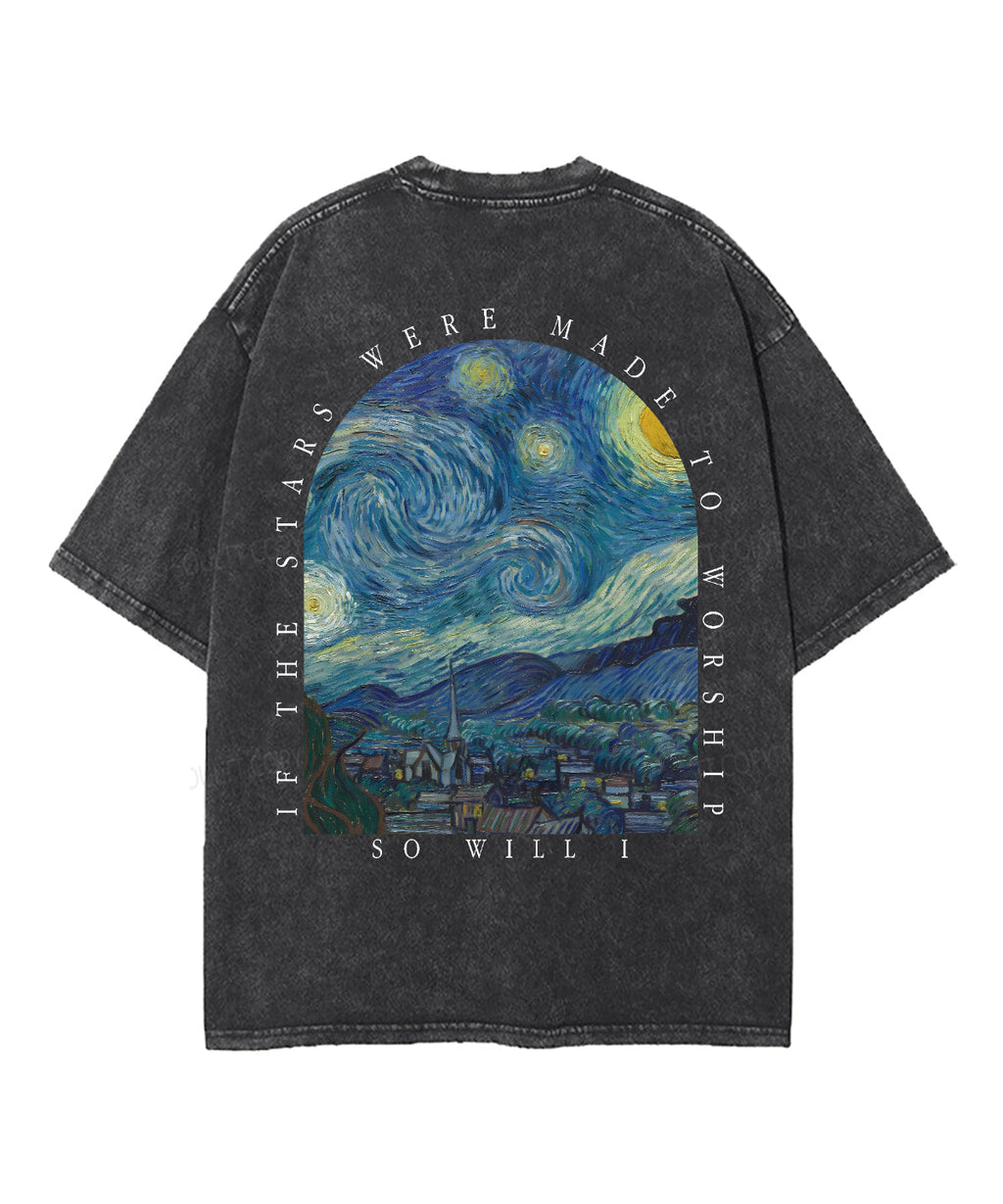 If Stars Were Made Worship Double Sided Washed Christian T-Shirts, Hoodie, Sweatshirt