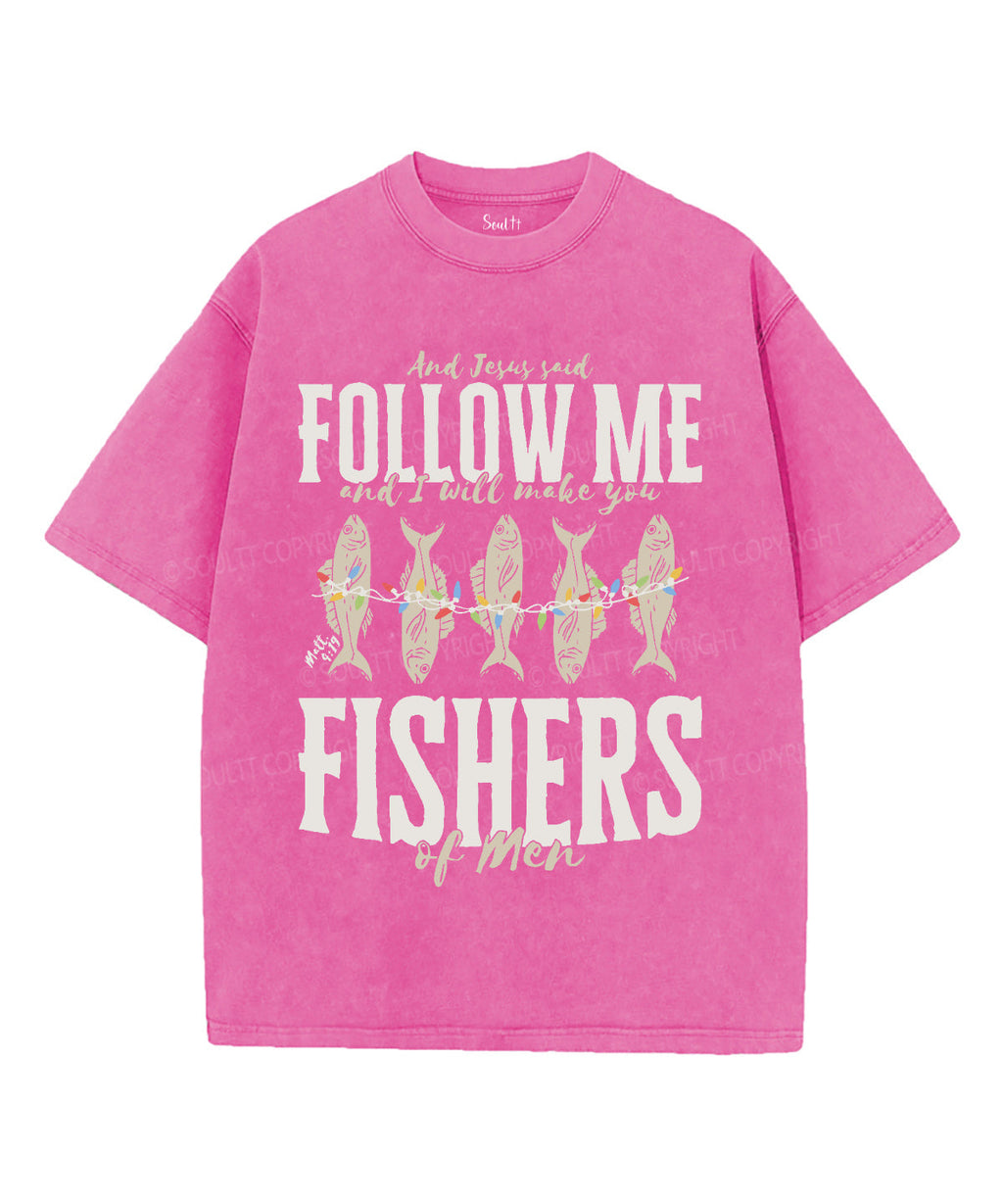Follow Me Washed Christian T-shirt Hoodie, Sweatshirt | CiraTrend.com (Image 3)