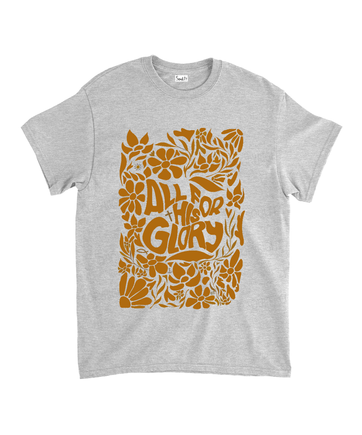 All For His Glory Unisex Cotton Christian T-Shirt Hoodie, Sweatshirt | CiraTrend.com (Image 3)