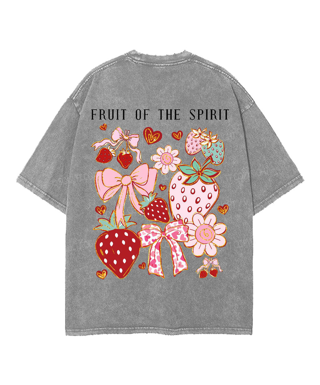 Fruit Spirit Double Sided Washed Christian Style006 T-Shirts, Hoodie, Sweatshirt