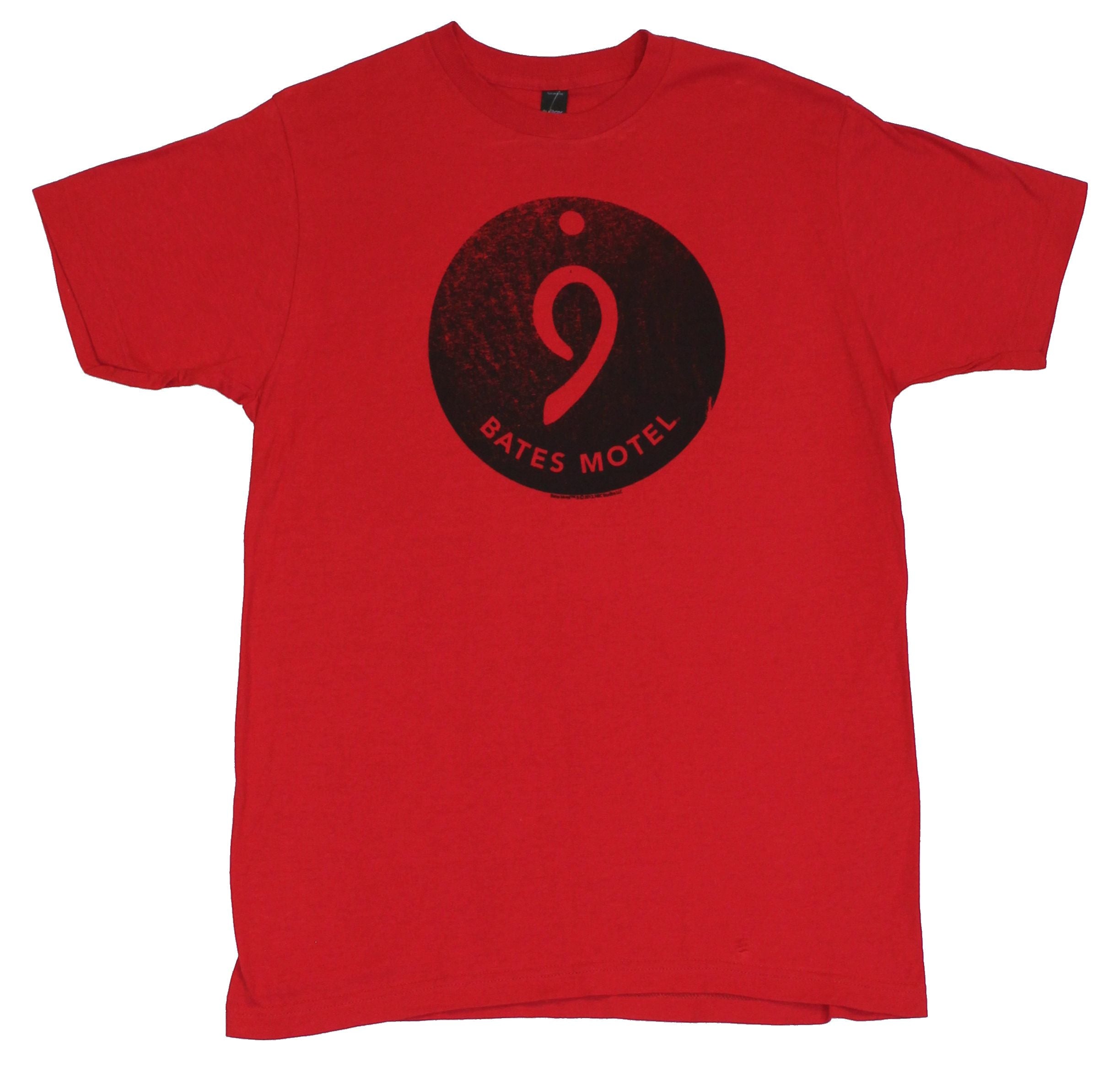 Bates Motel  Mens T-Shirt - Room 9 Nine Distressed Circle Image Hoodie, Sweatshirt | CiraTrend.com