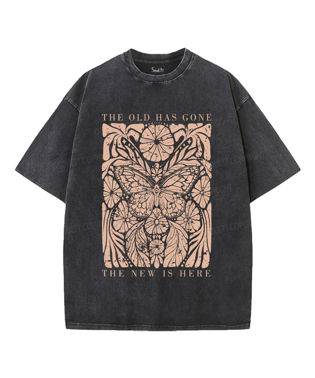 The Old Has Gone Unisex Washed Christian T-shirt Style001 Hoodie, Sweatshirt | CiraTrend.com (Image 1)