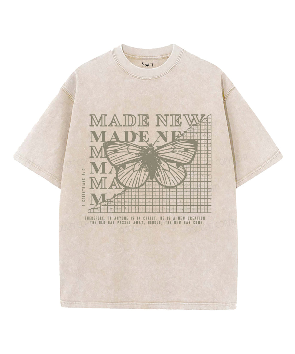 The New Has Come Washed Christian T-shirt Hoodie, Sweatshirt | CiraTrend.com (Image 3)