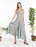 Polysilk Wide-Leg Dress(KT-1466)