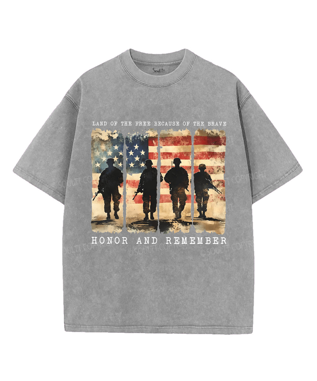 Honor and Remember Unisex Washed Christian T-shirt Hoodie, Sweatshirt | CiraTrend.com (Image 2)