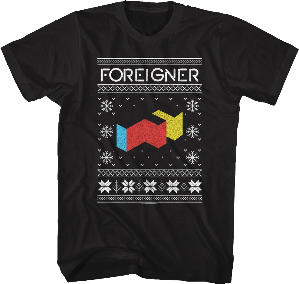 Agent Provocateur Faux Ugly Christmas Sweater Foreigner T-Shirt Hoodie, Sweatshirt | CiraTrend.com (Image 1)