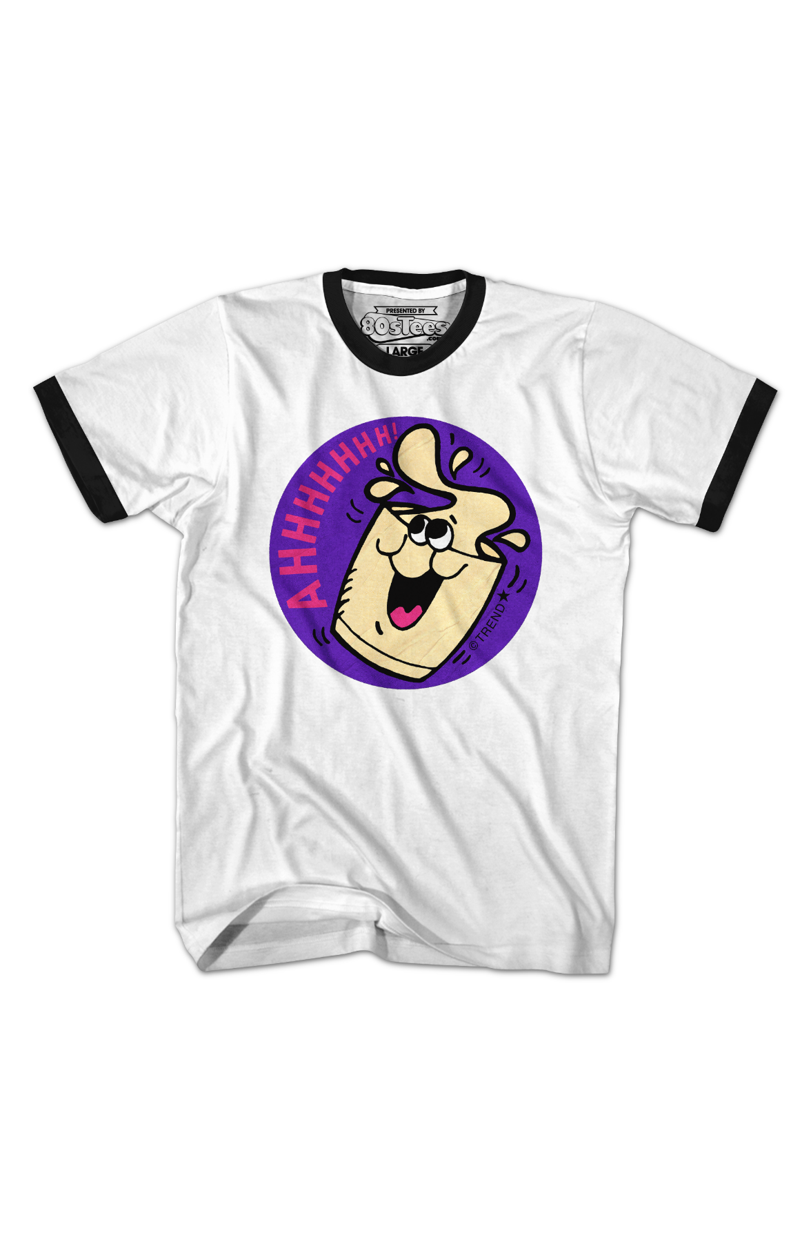Ahhhhhhh Milkshake Scratch N Sniff Ringer Shirt Hoodie, Sweatshirt | CiraTrend.com (Image 2)