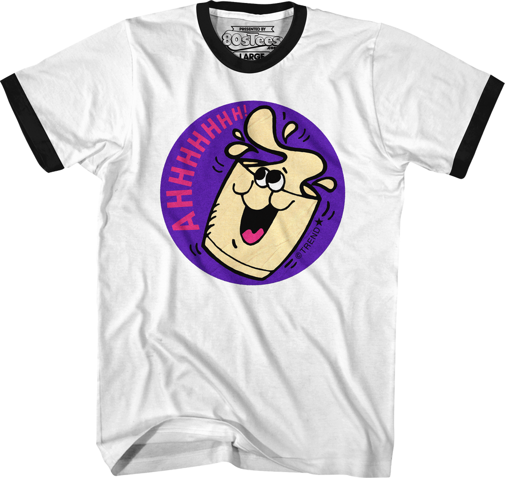 Ahhhhhhh Milkshake Scratch N Sniff Ringer Shirt Hoodie, Sweatshirt | CiraTrend.com (Image 1)