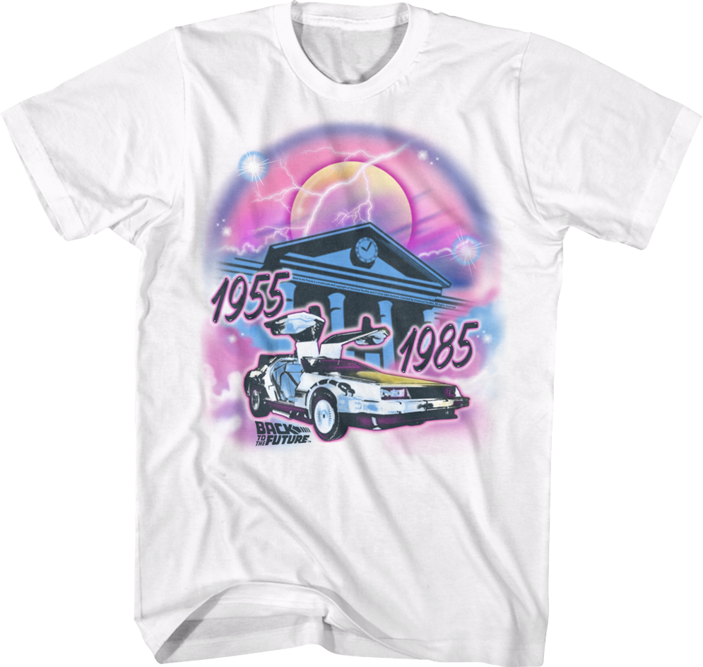 Airbrush Back To The Future T-Shirt Hoodie, Sweatshirt | CiraTrend.com (Image 1)