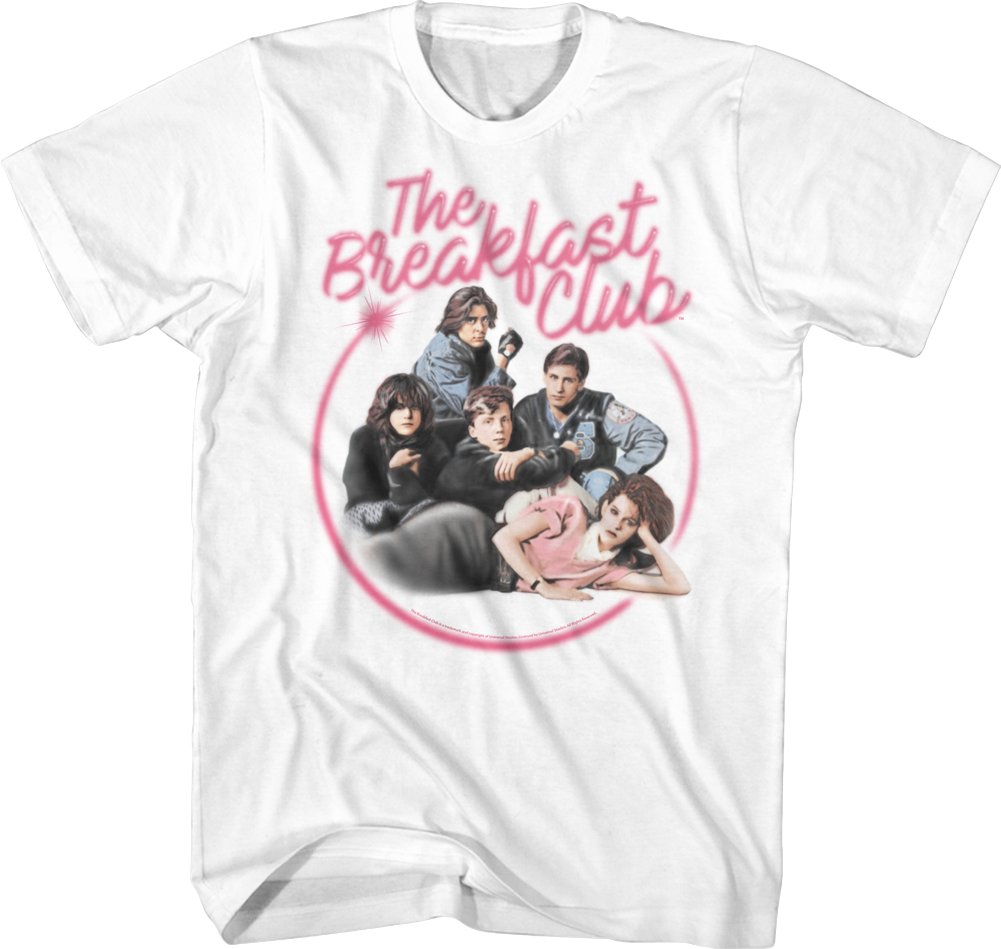 Airbrush Breakfast Club T-Shirt Hoodie, Sweatshirt | CiraTrend.com (Image 1)
