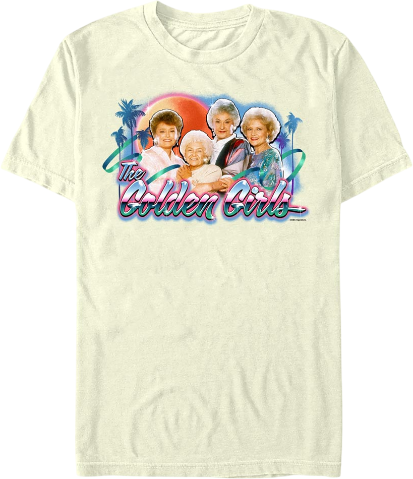 Airbrush Golden Girls T-Shirt Hoodie, Sweatshirt | CiraTrend.com (Image 1)