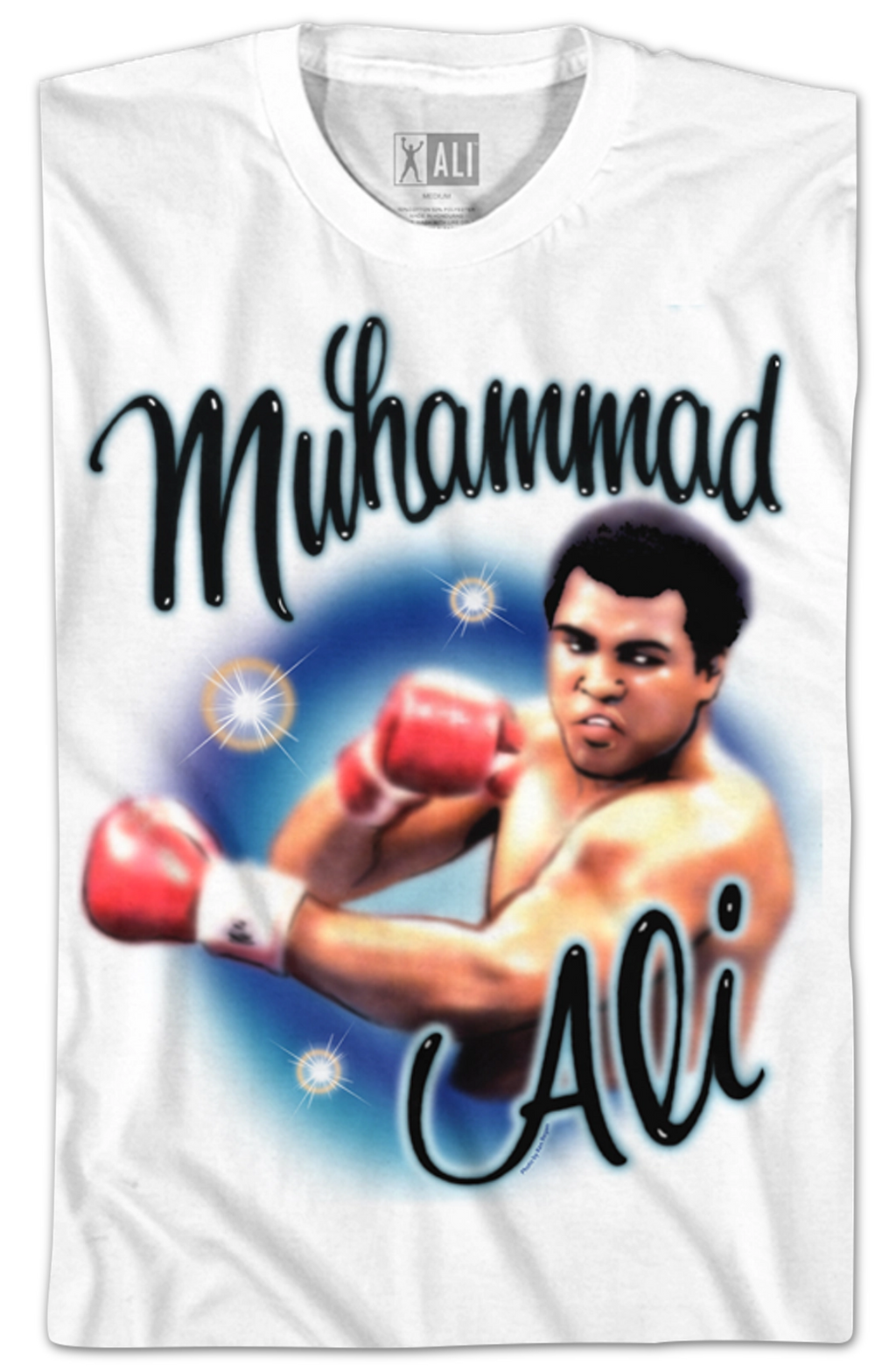Airbrush Muhammad Ali T-Shirt Hoodie, Sweatshirt | CiraTrend.com (Image 2)