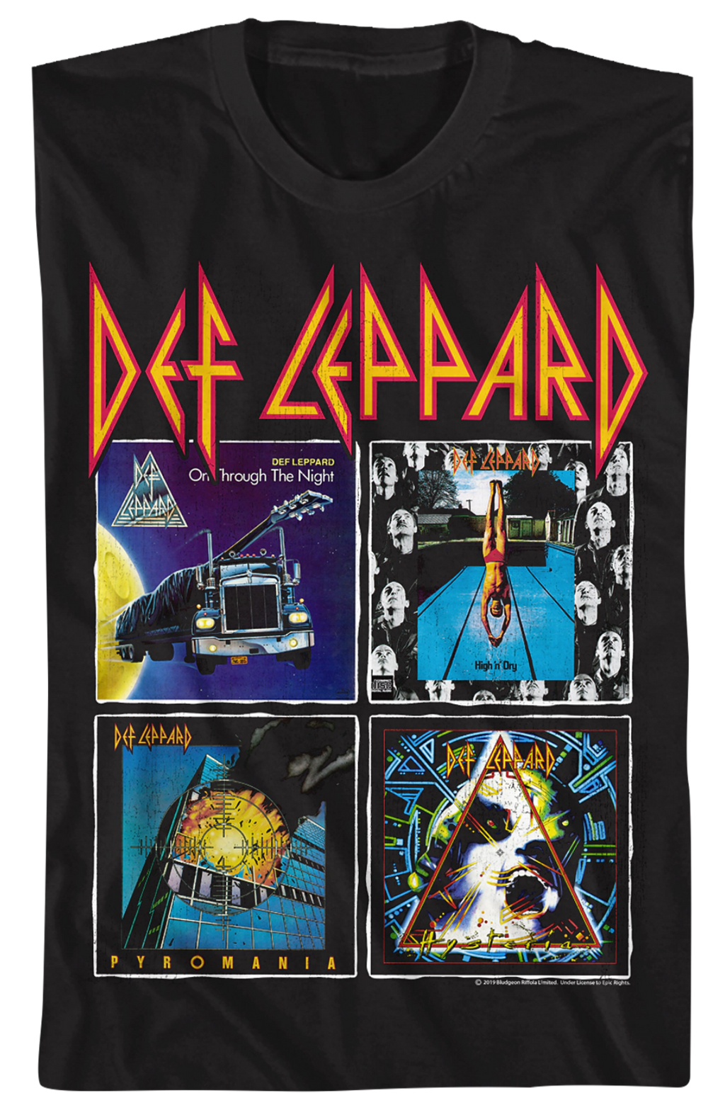 Album Covers Collage Def Leppard T-Shirt Hoodie, Sweatshirt | CiraTrend.com (Image 2)