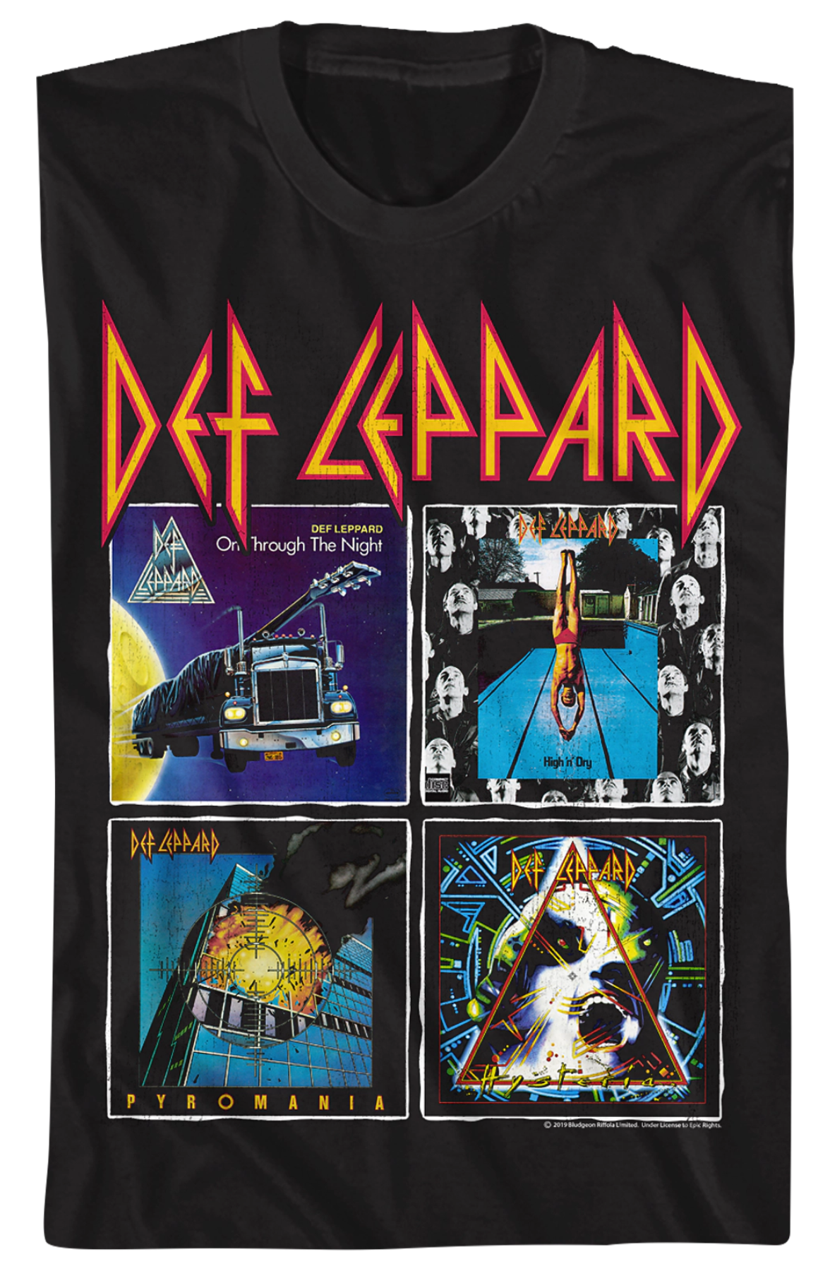 Album Covers Collage Def Leppard T-Shirt Hoodie, Sweatshirt | CiraTrend.com (Image 2)