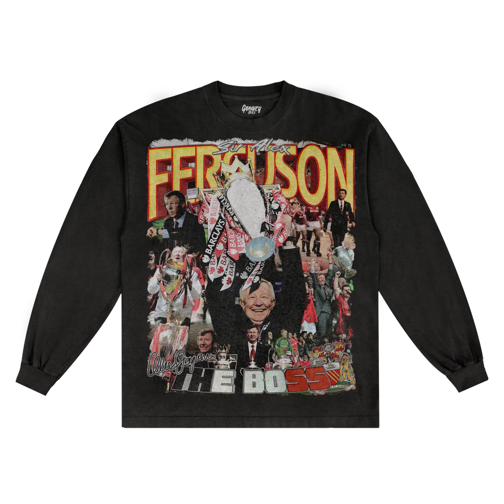 Alex Ferguson Long Sleeved Tee Hoodie, Sweatshirt | CiraTrend.com (Image 1)
