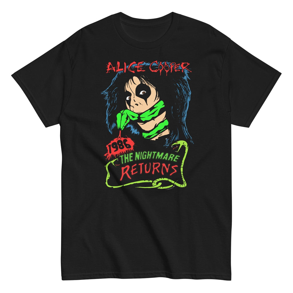 Alice Cooper Nightmare Returns Mens T Shirt Black Hoodie, Sweatshirt | CiraTrend.com (Image 2)