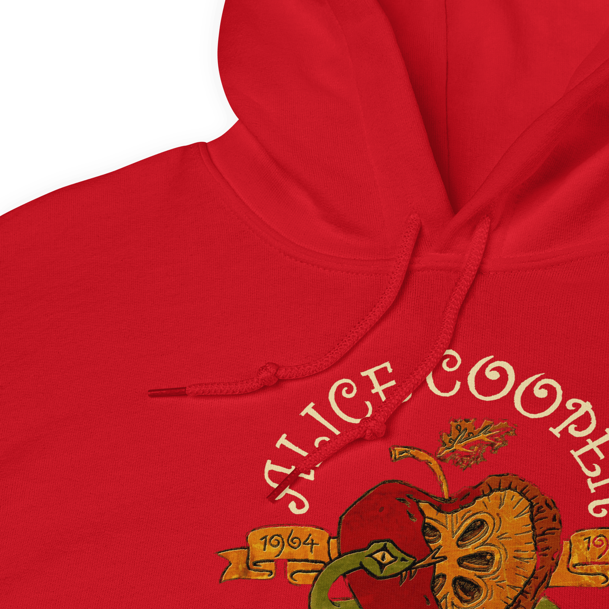 Alice Cooper Old School Mens Hoodie Red T-Shirts, Sweatshirt | CiraTrend.com (Image 2)