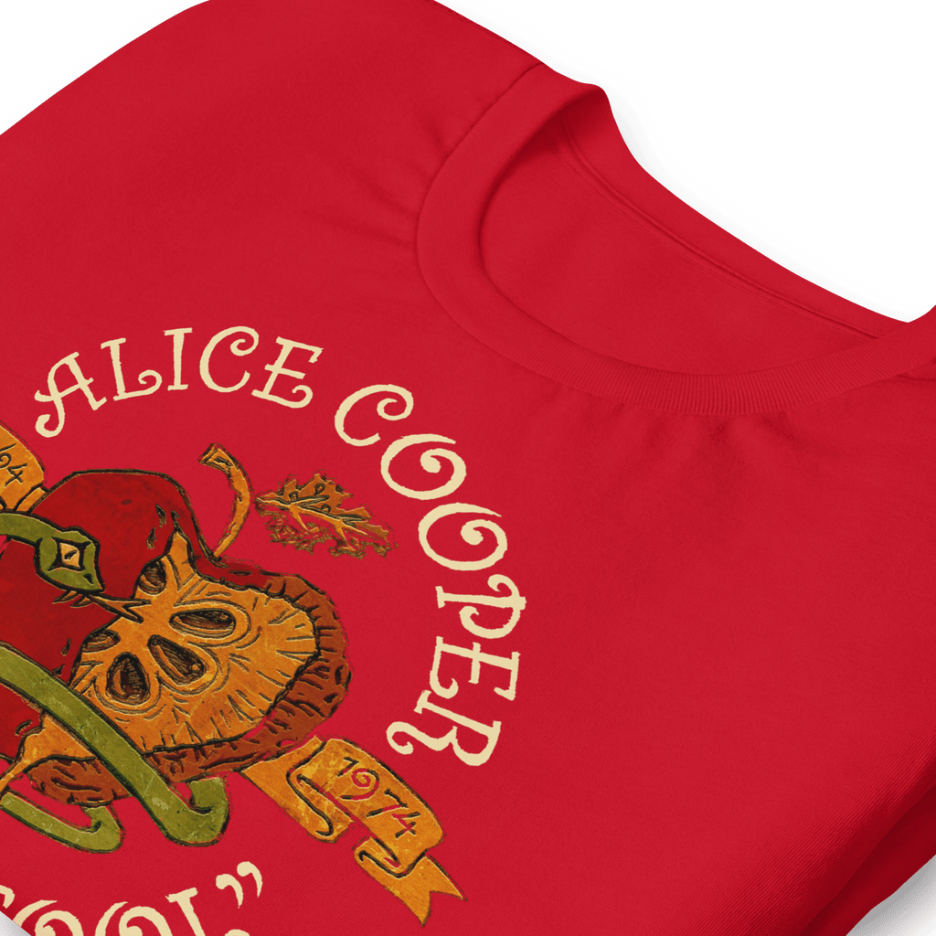 Alice Cooper Old School Jumbo Print Mens T Shirt Red Hoodie, Sweatshirt | CiraTrend.com (Image 2)