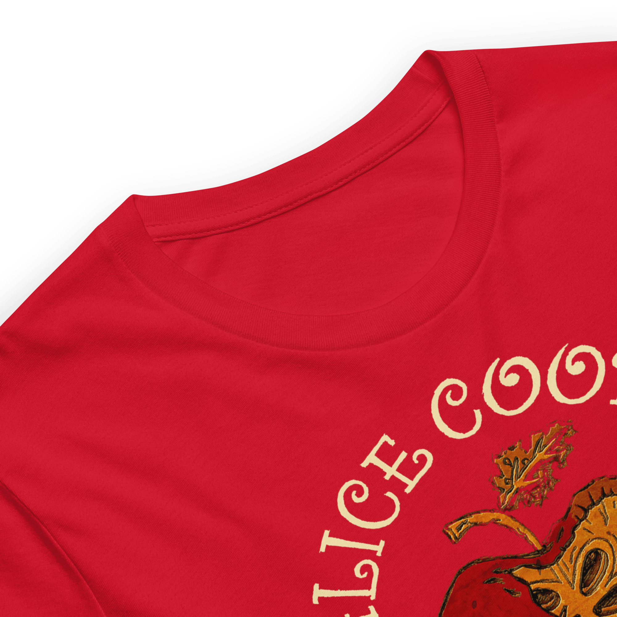 Alice Cooper Old School Jumbo Print Mens T Shirt Red Hoodie, Sweatshirt | CiraTrend.com (Image 3)