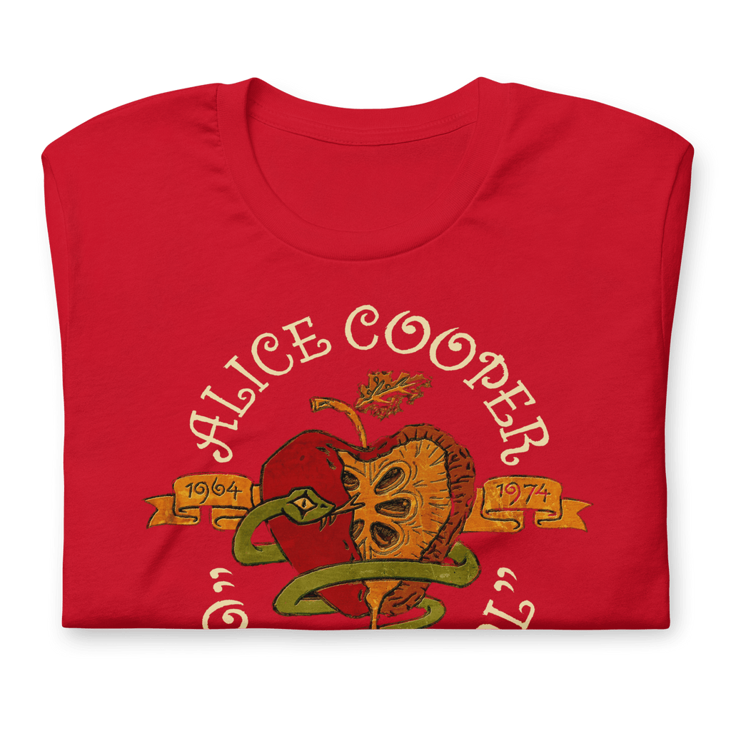Alice Cooper Old School Jumbo Print Mens T Shirt Red Hoodie, Sweatshirt | CiraTrend.com (Image 4)