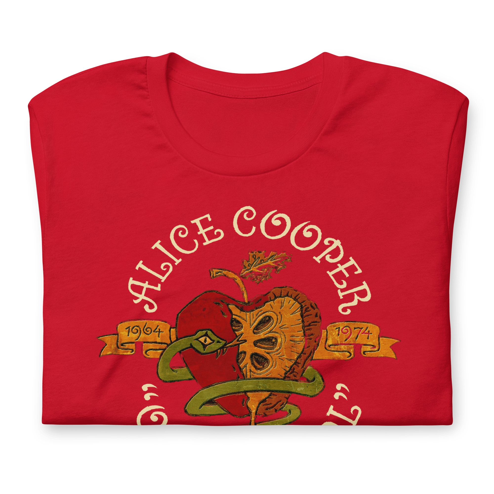 Alice Cooper Old School Jumbo Print Mens T Shirt Red Hoodie, Sweatshirt | CiraTrend.com (Image 4)