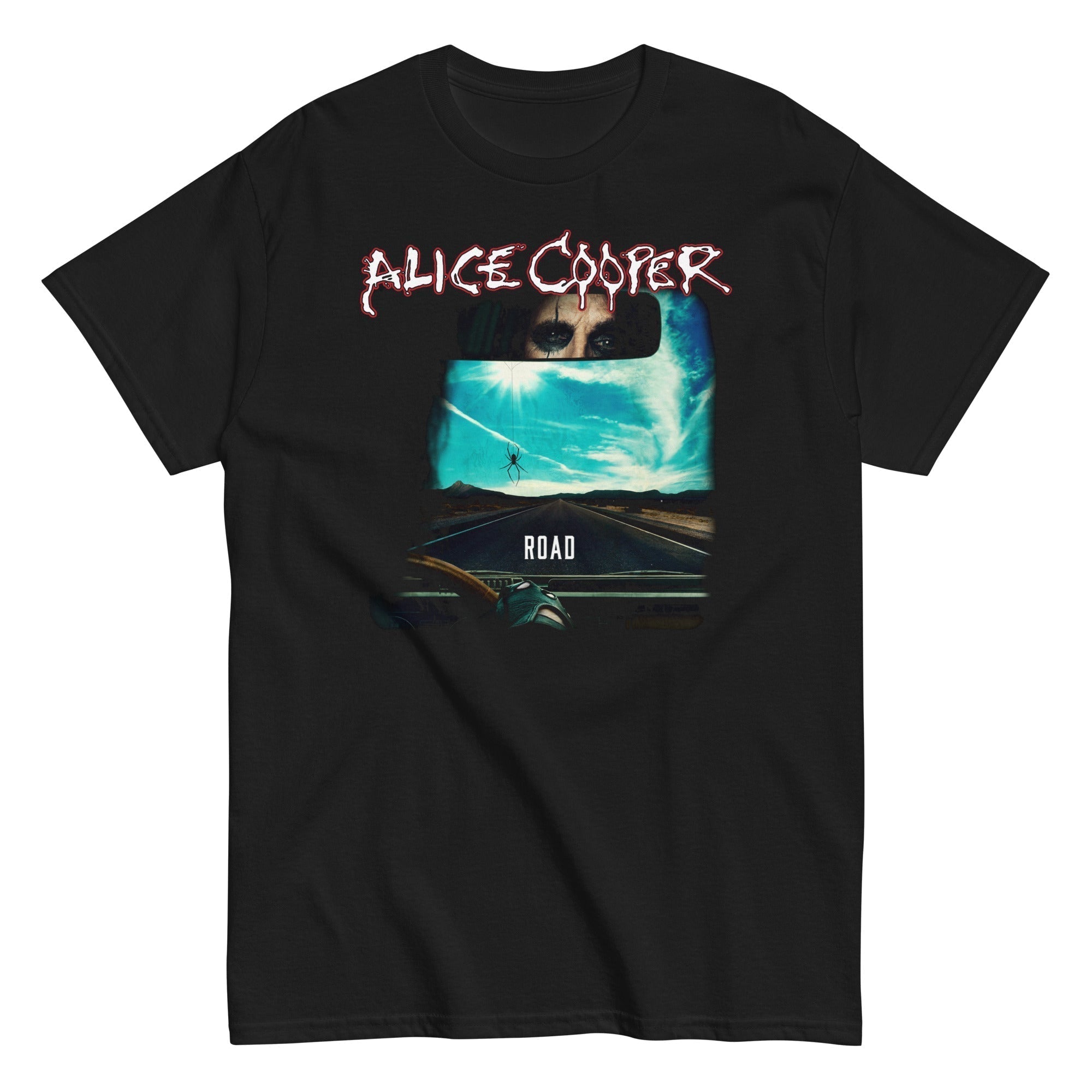 Alice Cooper On The Road Mens T-Shirt Black Hoodie, Sweatshirt | CiraTrend.com (Image 1)