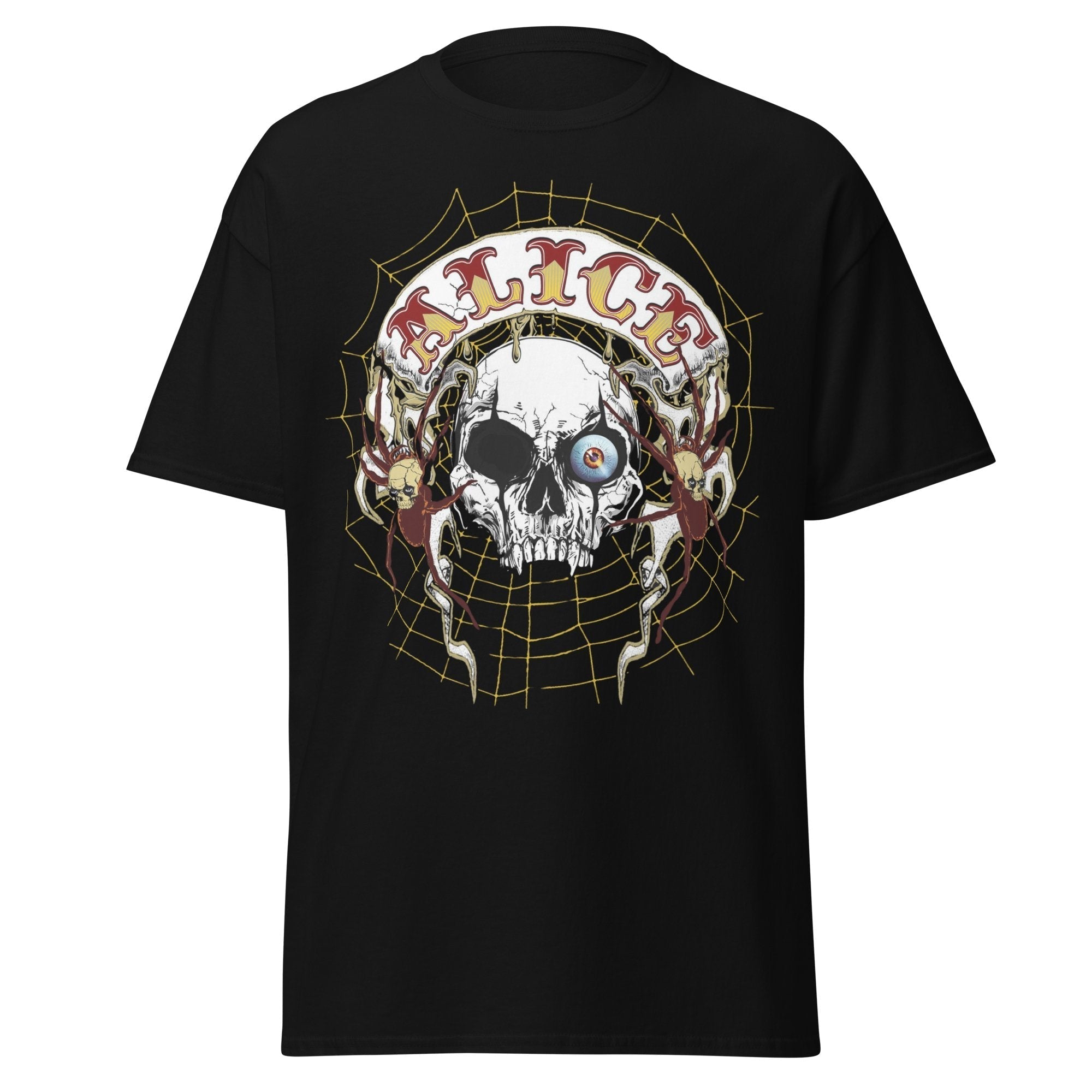 Alice Cooper One Eyed Skull Jumbo Print Mens T Shirt Black Hoodie, Sweatshirt | CiraTrend.com (Image 1)