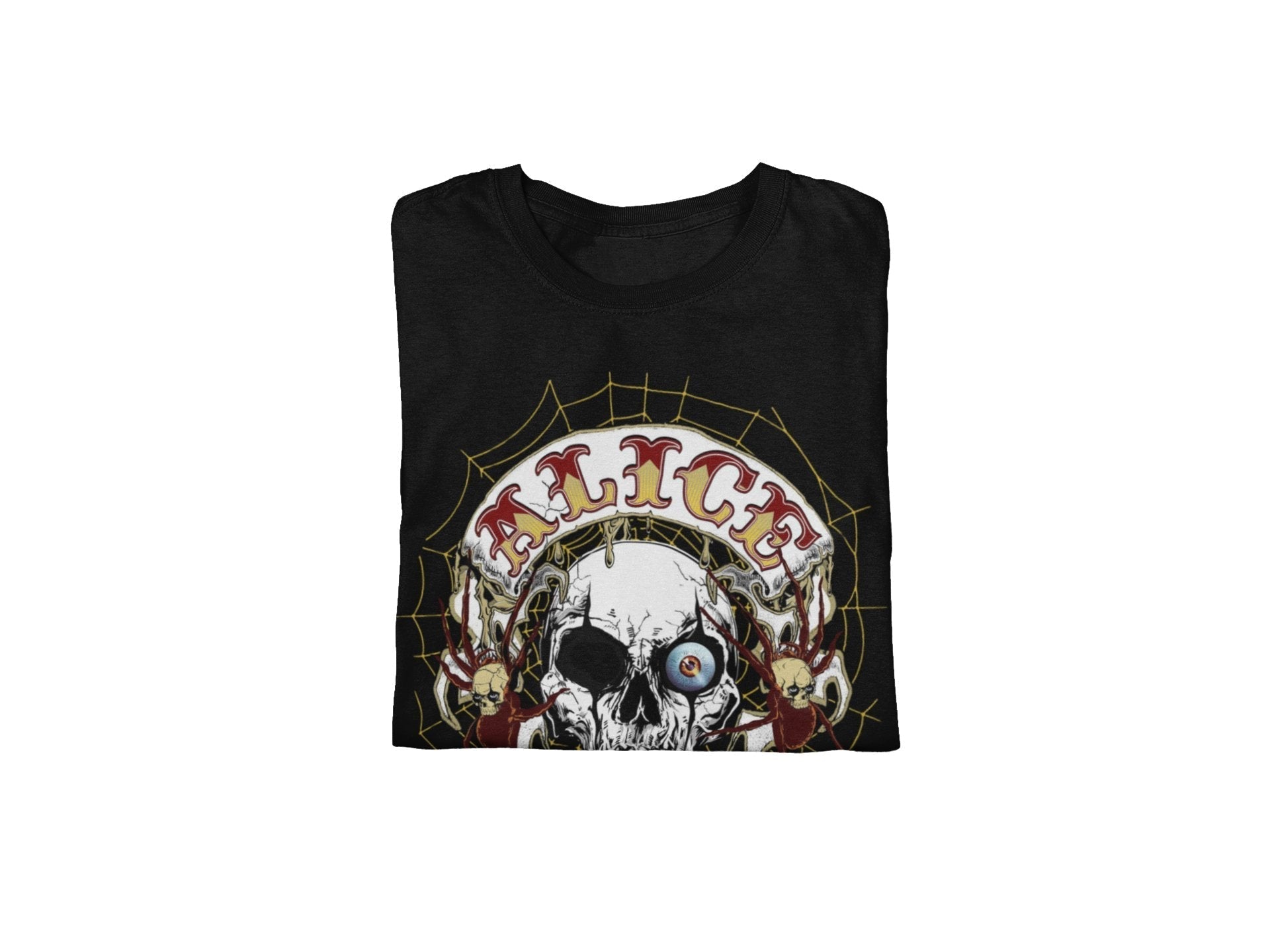 Alice Cooper One Eyed Skull Jumbo Print Mens T Shirt Black Hoodie, Sweatshirt | CiraTrend.com (Image 2)