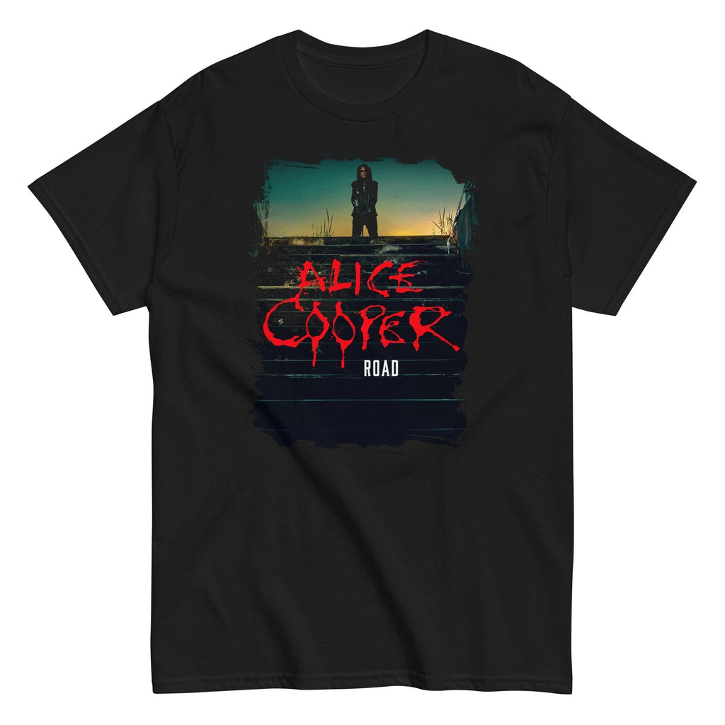 Alice Cooper Road Mens T Shirt Black Hoodie, Sweatshirt | CiraTrend.com (Image 1)
