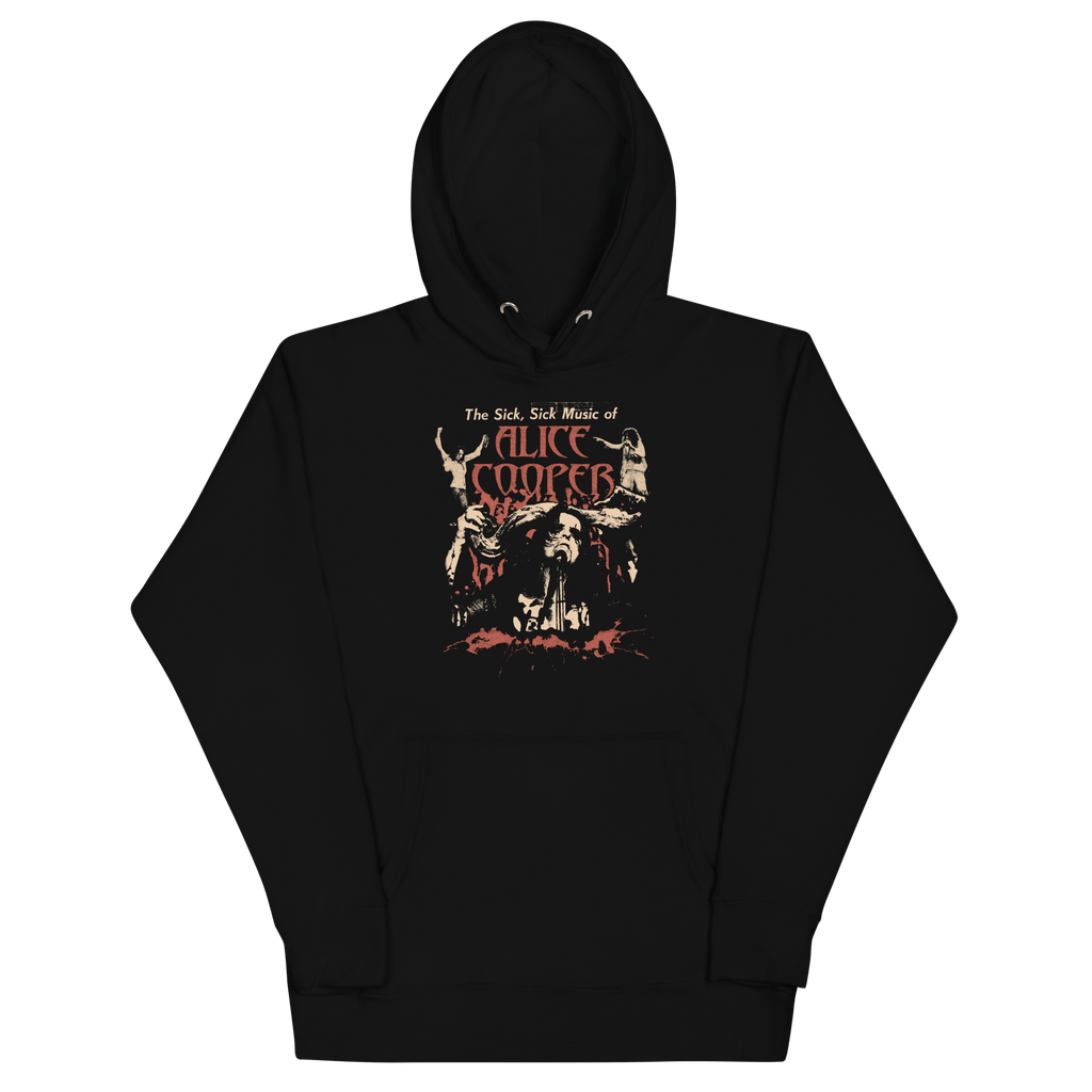 Alice Cooper Sick Sick Mens Hoodie Black T-Shirts, Sweatshirt | CiraTrend.com (Image 2)