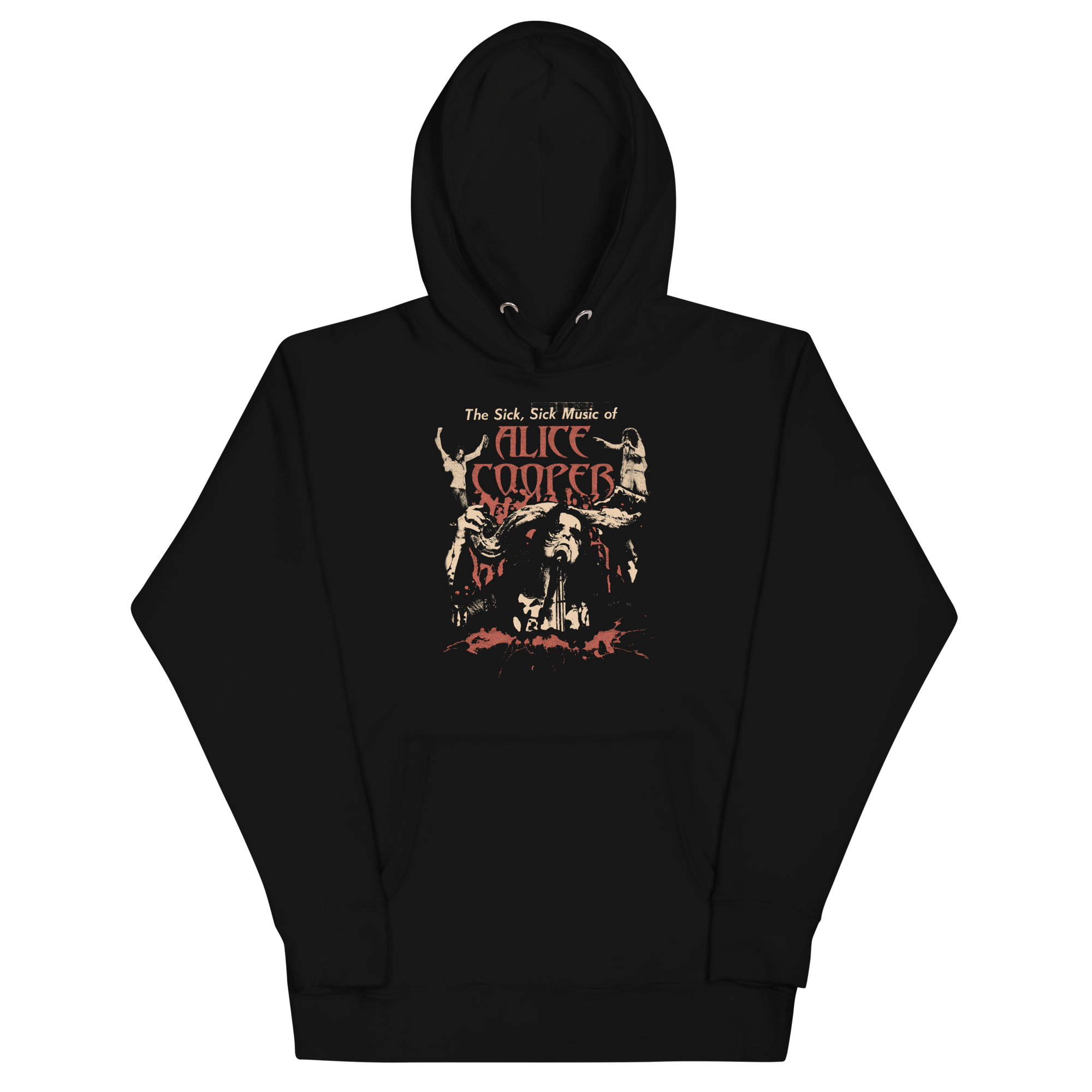 Alice Cooper Sick Sick Mens Hoodie Black T-Shirts, Sweatshirt | CiraTrend.com (Image 2)